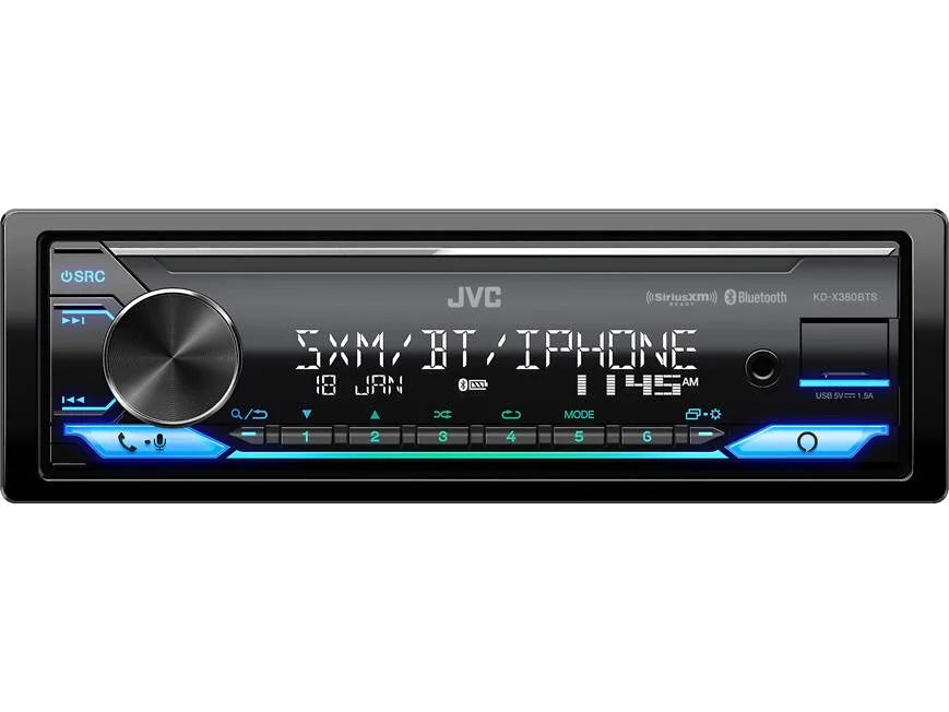 JVC KD-X380BTS Digital media receiver