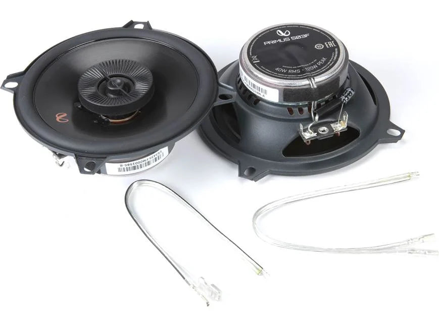 Does it Fit your car? Shop all Infinity Infinity Primus 503F Primus Series 5-1/4" 2-way car speakers