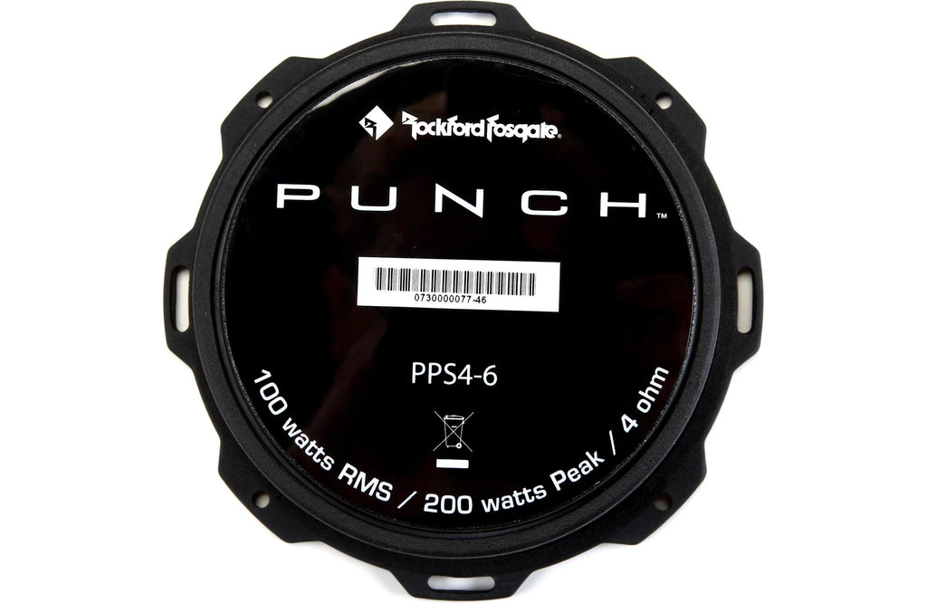 Rockford Fosgate PPS4-6 Punch Pro 6-1/2" midrange speaker with 4-ohm voice coil