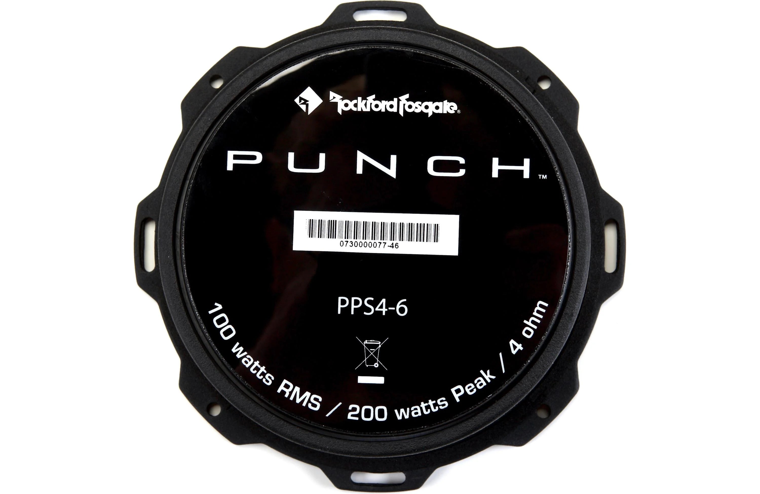 Rockford Fosgate PPS4-6 Punch Pro 6-1/2" midrange speaker with 4-ohm voice coil